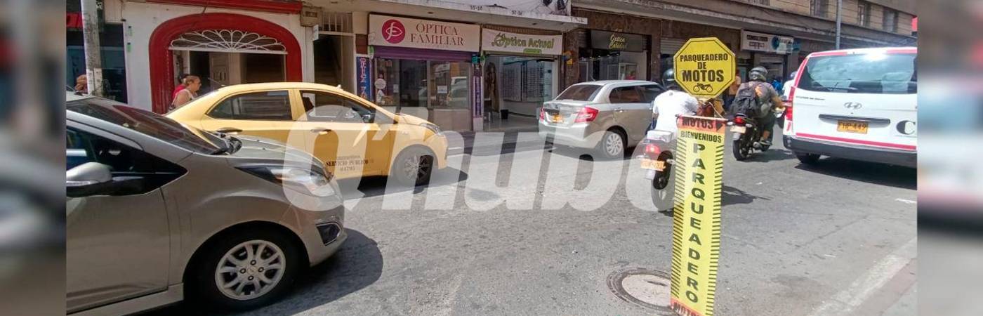 En este lugar ocurrió el intento de homicidio del conductor de plataforma, en pleno centro de Medellín. FOTO: ALEJANDRA MORALES RÍOS