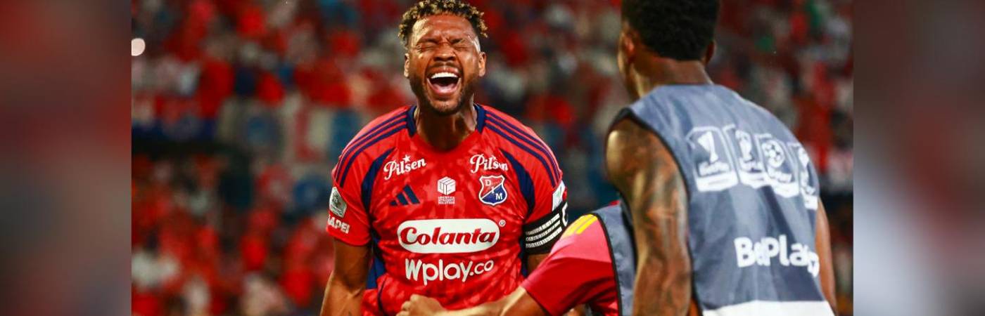 Leyser Chaverra, zaguero central DIM. FOTO: MANUEL SALDARRIAGA