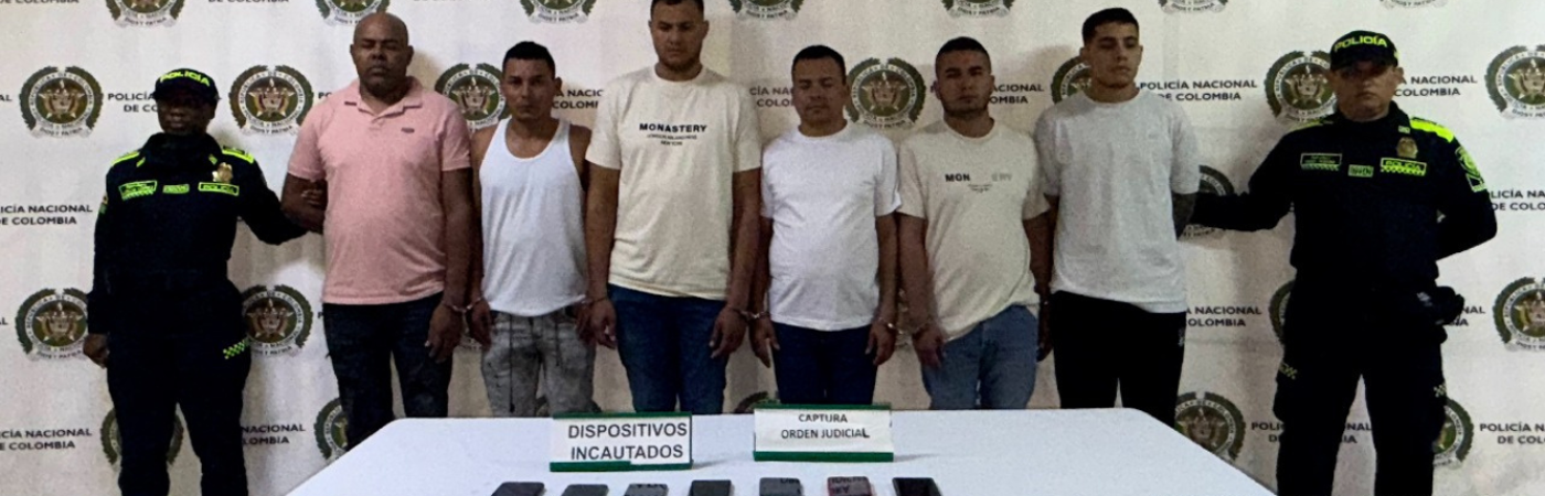 Los señalados delincuentes fueron capturados en varias ciudades del país y presentados ante un juez de control de garantías. / FOTO: FISCALÍA