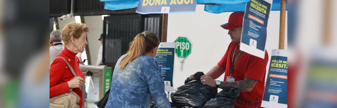 En Medellín hay varios puntos de acopio. Imagen no relacionada para ilustrar la nota. FOTO: MANUEL SALDARRIAGA 