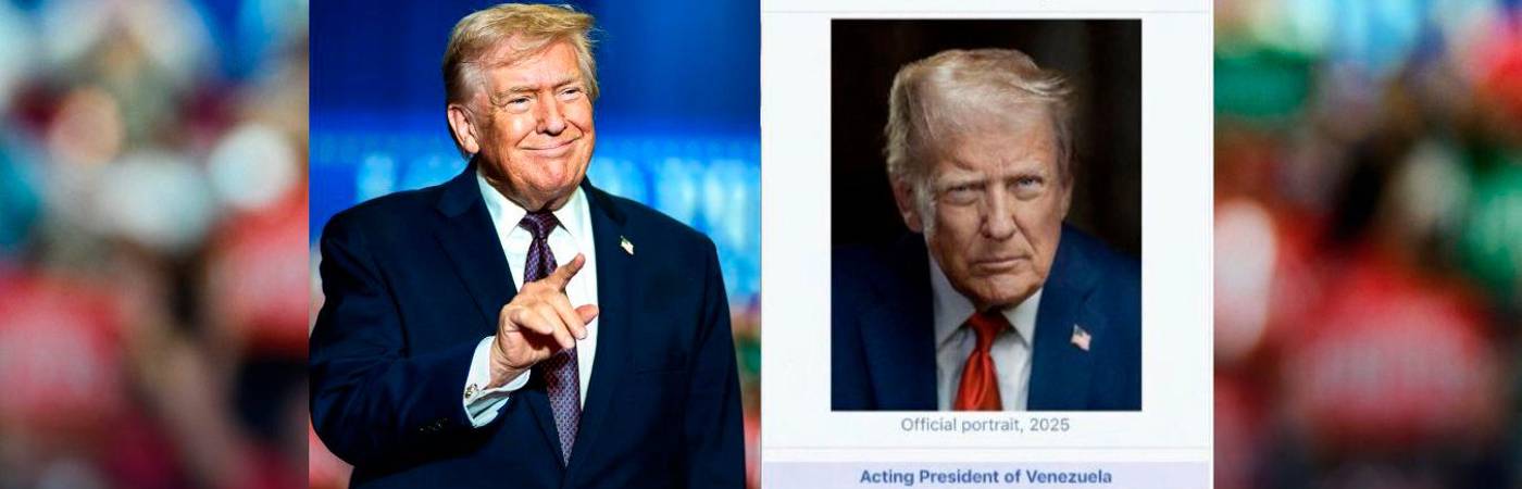 Donald Trump, presidente de Estados Unidos. FOTOS: CASA BLANCA Y CAPTURA DE PANTALLA