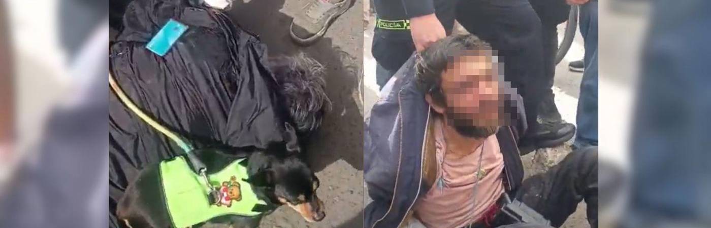 La alarmante situación quedó registrada en video. FOTO: @NOTICIASCARACOL