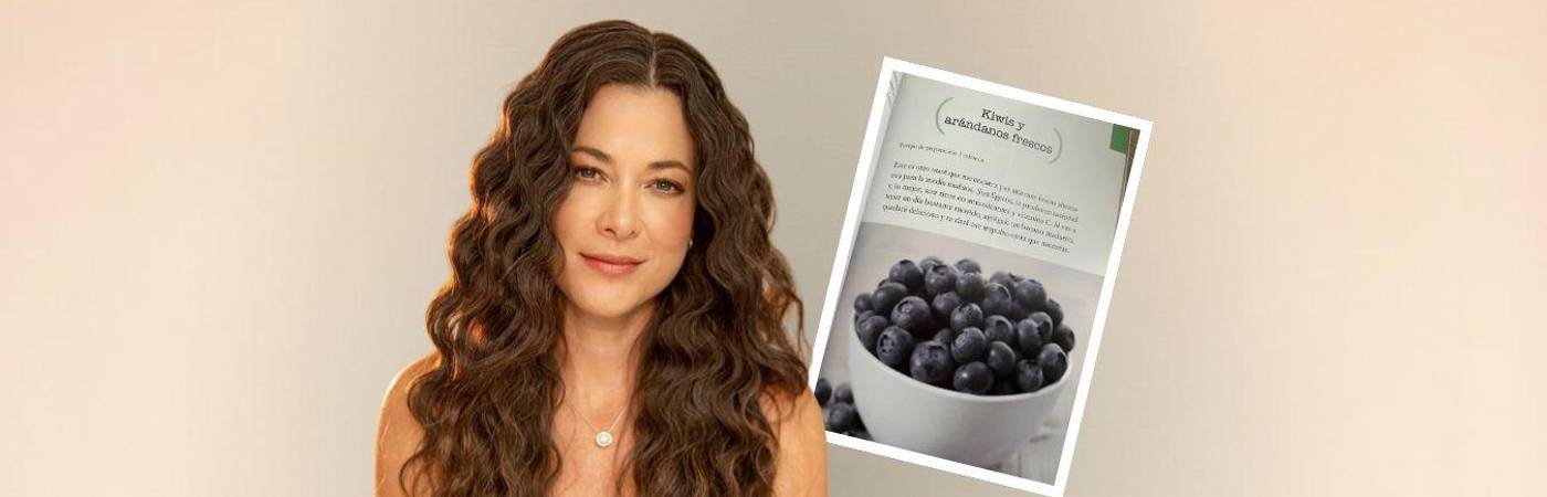 Estefanía Borge publicó un libro de recetas en el 2017 con el fin de promover la alimentación saludable. FOTOS: INSTAGRAM @ESTEFIBORGE Y X @TAMARINDOENFLOR