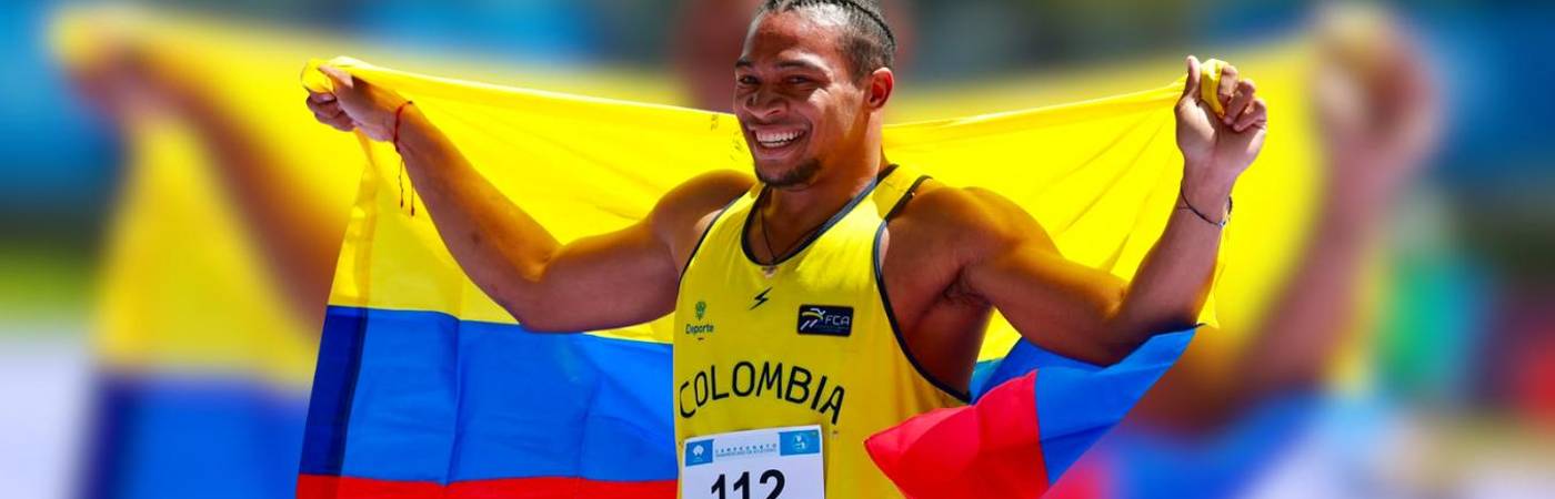 Jhonatan Julio Hoyos fue uno de los atletas colombianos que consiguió una medalla de bronce para el país. FOTO: MANUEL SALDARRIAGA