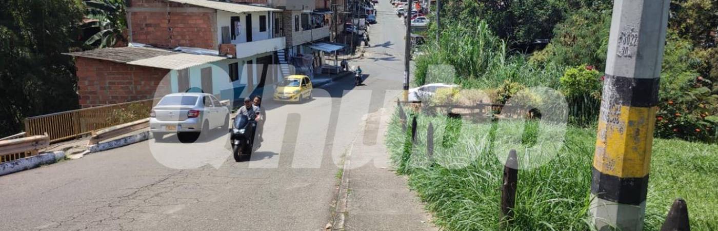 En este sector del barrio La Piñuela ocurrió el doble homicidio. FOTO: ANDRÉS FERNANDO GARCÍA HERNÁNDEZ