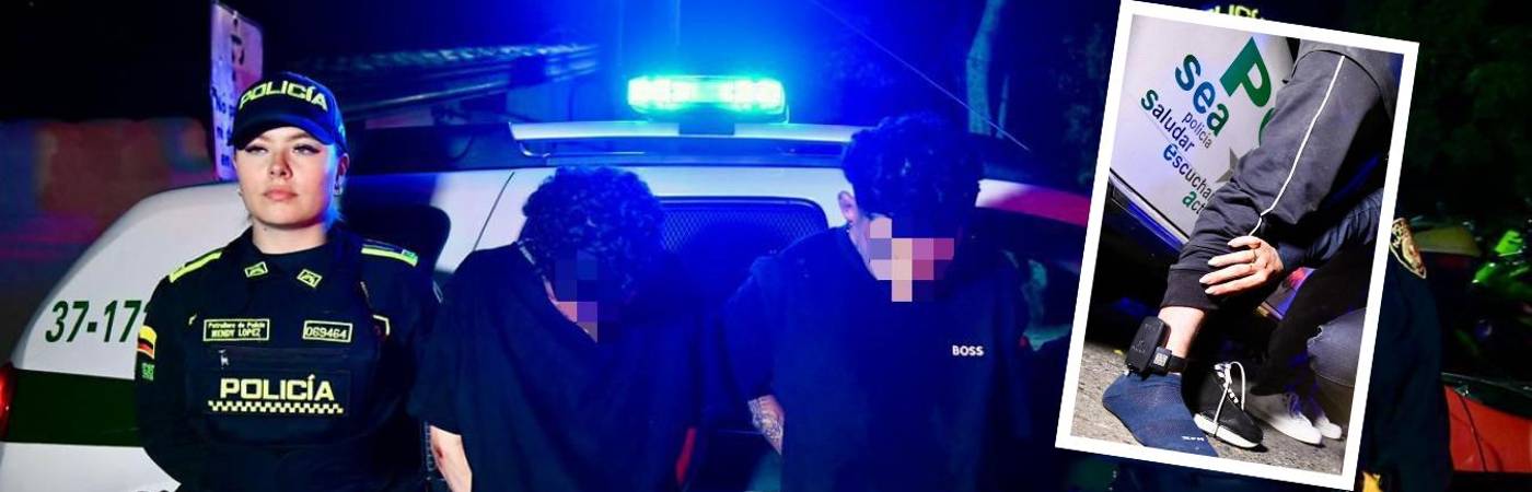 Los capturados fueron dejados a disposición de la Fiscalía. FOTO: POLICÍA NACIONAL