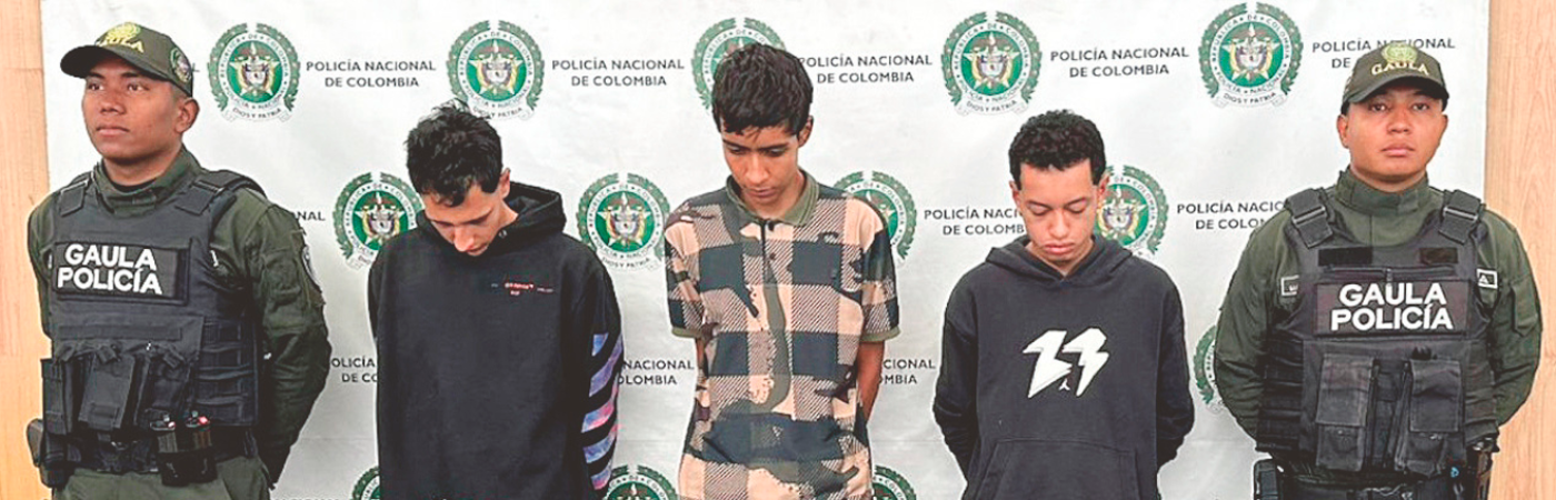 Los 3 capturados terminaron en la cárcel, aunque no aceptaron su responsabilidad en los hechos. /FOTO: CORTESÍA