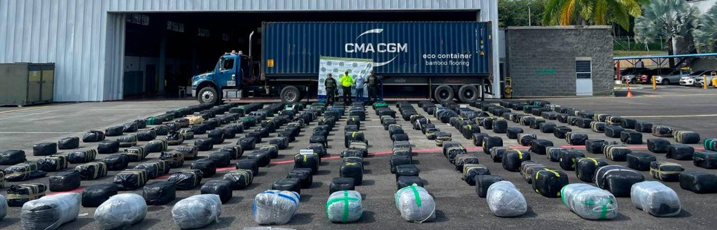 En este cargamento, que parecía una montaña de hierba, los criminales pretendían camuflar su negocio ilícito antes de ser interceptados por el Bloque de Búsqueda de la Policía. FOTO: POLICÍA