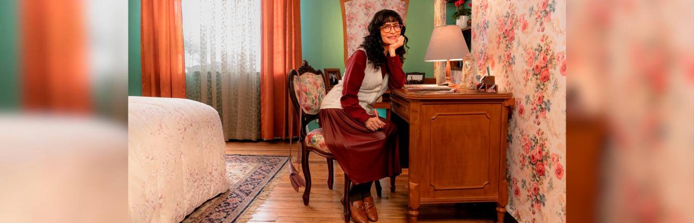 Beatriz Pinzón Solano en su habitación. /FOTO: COLPRENSA - RENATA BOLÍVAR