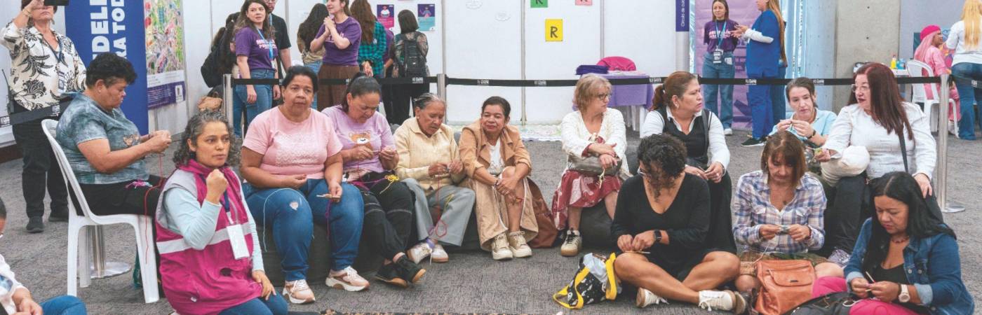 Las mujeres también podrán participar de actividades de integración y reflexión, en la que conversarán sobre sus derechos y necesidades. FOTO: ALCALDÍA DE MEDELLÍN