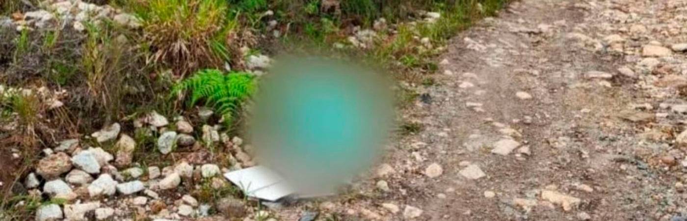 Junto a uno de los cuerpos quedaron los documentos que cargaban. /FOTO: REDES SOCIALES