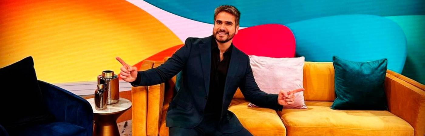 Daniel Arenas en el set de ‘Hoy día’. /FOTO: INSTAGRAM @danarenas