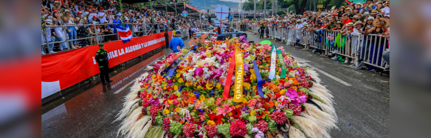 Cierres viales por Desfile de Silleteros en Feria de las Flores Medellín. /FOTO: ESNEYDER GUTIÉRREZ