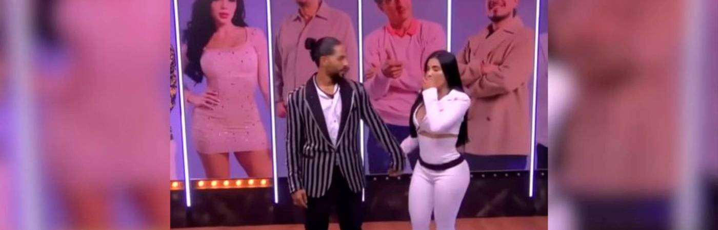 Marlon y Karina estaban en la placa de eliminación. /FOTO: CAPTURA DE VIDEO