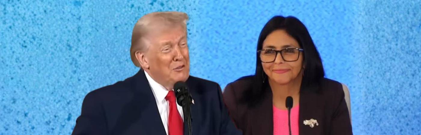 Las sanciones habrían sucedido durante el primer mandato de Donald Trump. FOTO: REPÚBLICA TV E INSTAGRAM @DELCYRODRIGUEZ