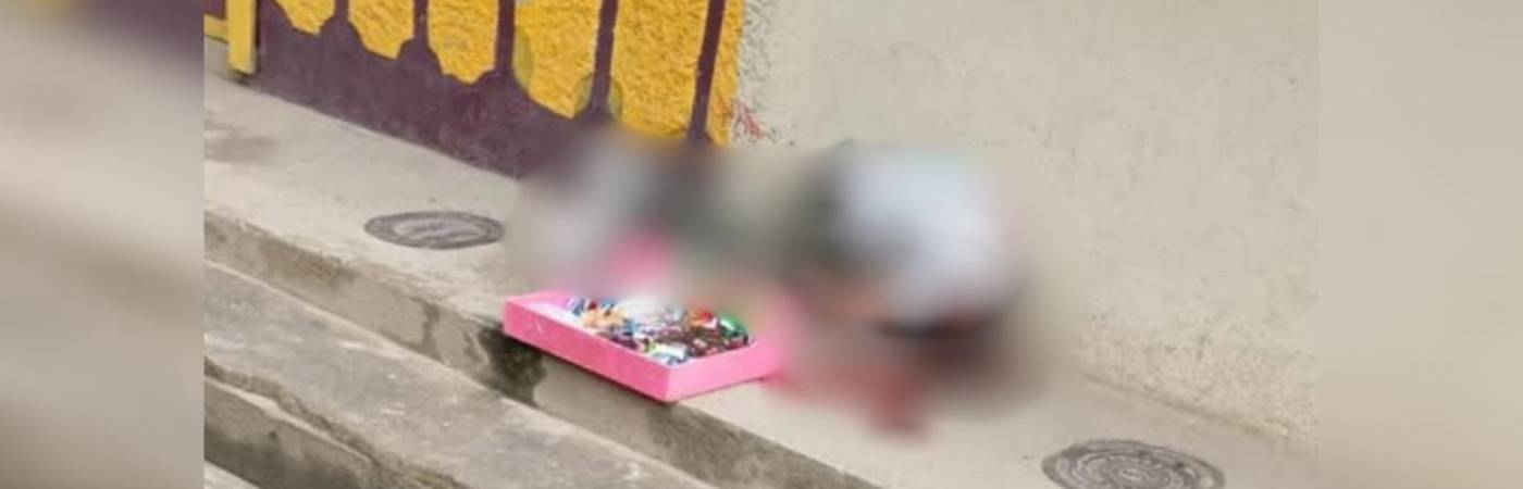 La víctima mortal quedó tendida en una acera del sector. /FOTO: TOMADA DE CONEXIÓN SUR