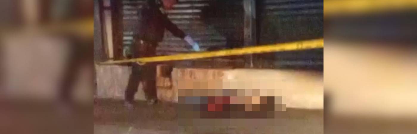 Escena del crimen. FOTO: CORTESÍA DENUNCIAS ANTIOQUIA