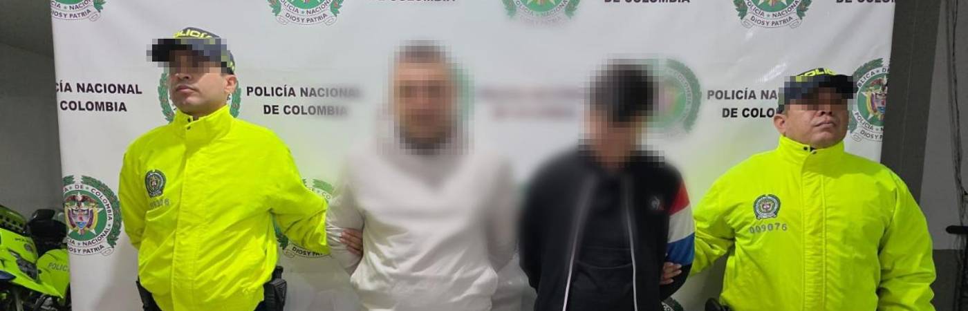 Los capturados fueron ubicados en ciudades de Quindío, Tolima y Cundinamarca. FOTO: CORTESÍA POLICÍA METROPOLITANA