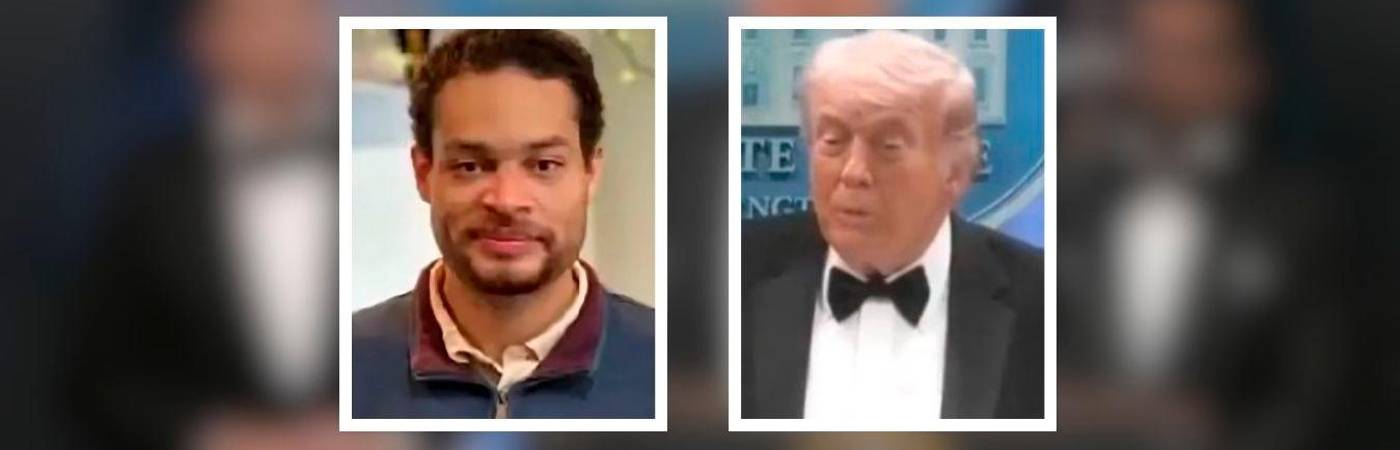 El tirador fue identificado como Cole Tomas Allen. FOTO: X @ALERTAMUNDONEWS