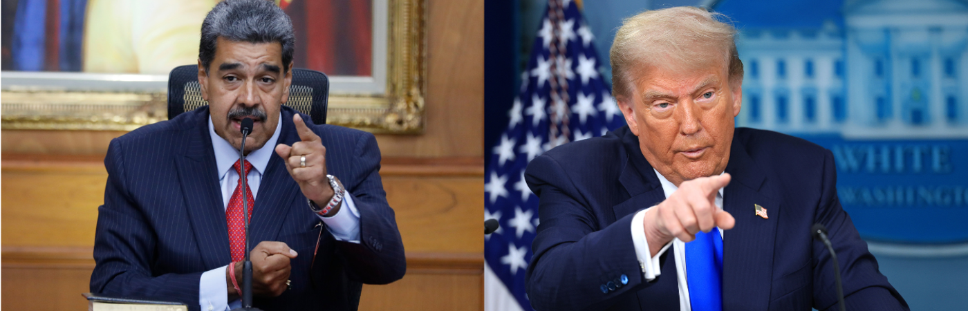 Presidente de Venezuela, Nicolás Maduro (Izq) - Presidente de Estados Unidos, Donald Trump (Der). /FOTOS: GETTY