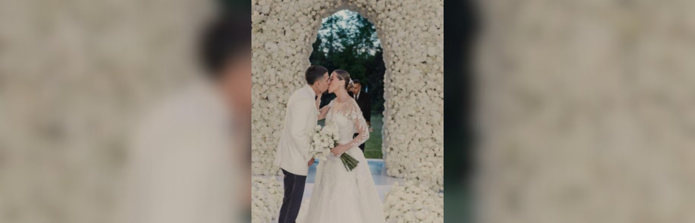 Matrimonio de Daniel Muñoz y Manuela. /FOTO: Instagram @daniel.chitiva