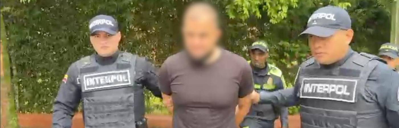 Captura de alias Ash, capo del narcotráfico australiano-iraní. FOTO: POLICÍA NACIONAL