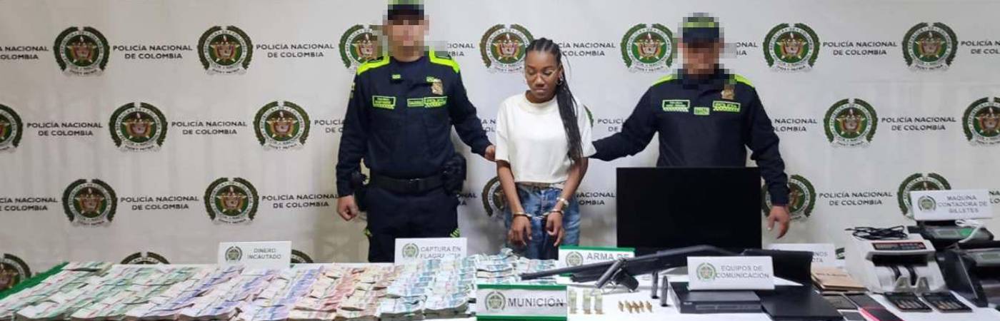 La cogieron custodiando plata que sería de combos y la mandaron a la cárcel