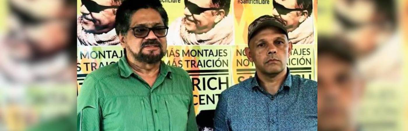 Alias Iván Márquez (izq.) y alias el Paisa (der.). FOTO: COLPRENSA