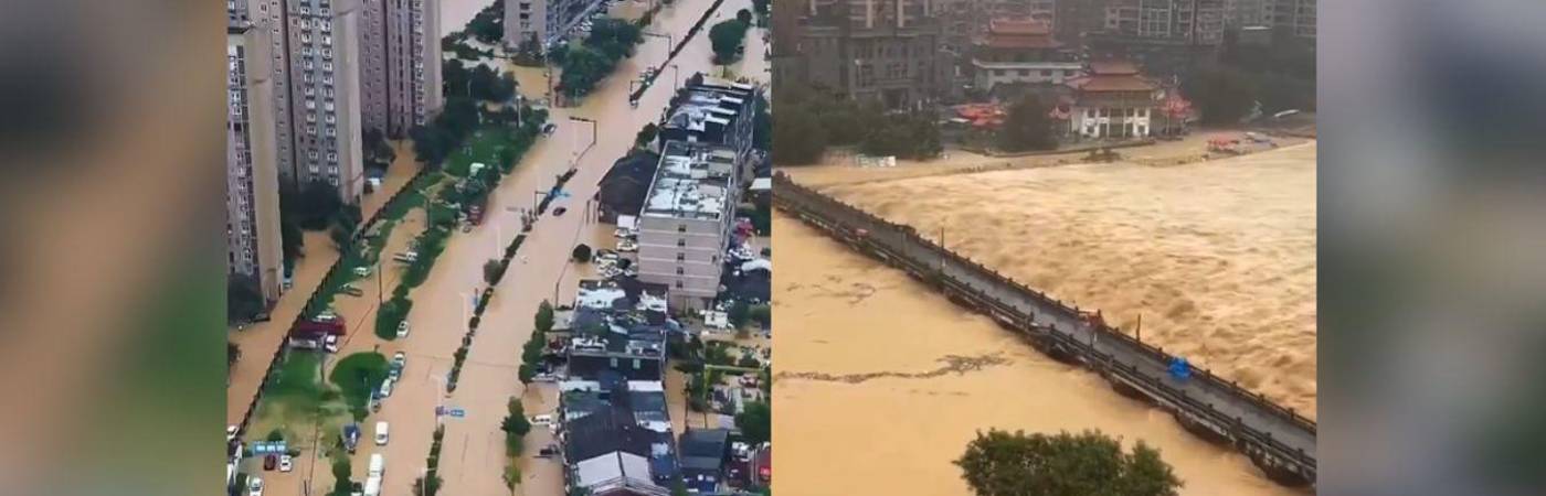 Las autoridades ordenaron cerrar escuelas y suspender transporte público. FOTOS: CAPTURAS DE VIDEO X @ARAB_STORMS Y @CRISTIANCRESPOJ