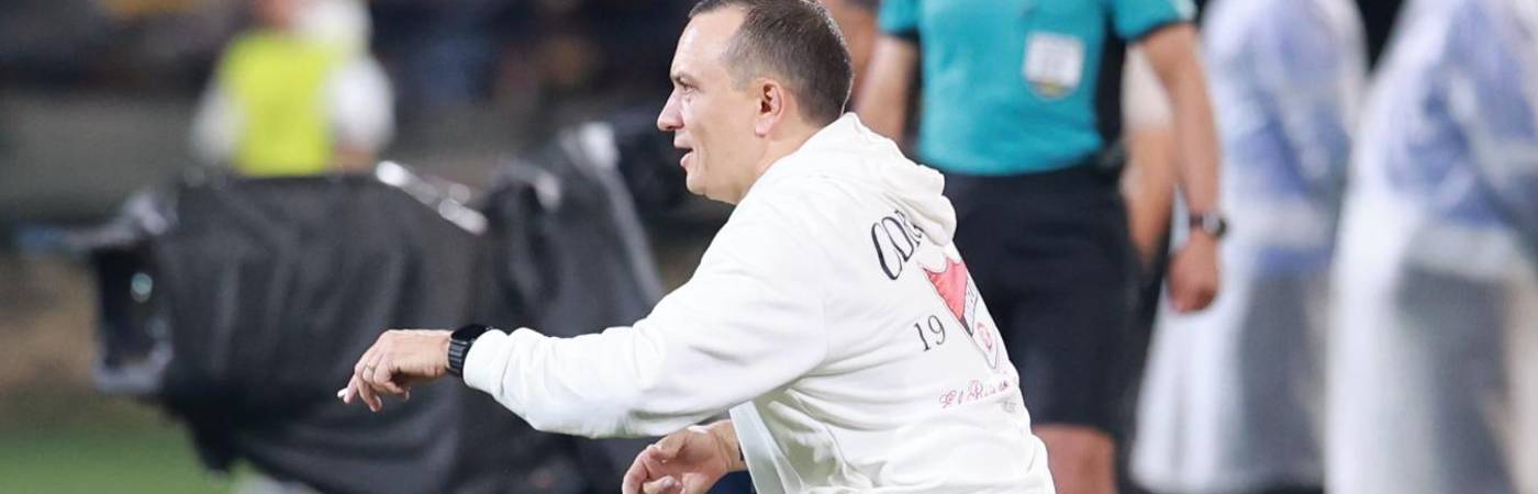 Alejandro Restrepo, DT Independiente Medellín. FOTO: MANUEL SALDARRIAGA