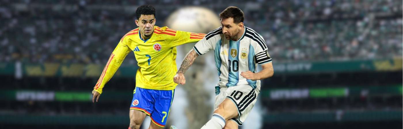 Luis Díaz (Izq.) y Lionel Messi (Der.) son los cracks de sus selecciones, los llamados a sacar la casta en sus debuts mundialistas. FOTOS: INSTAGRAM LUIS DÍAZ Y CORTESÍA SELECCIÓN ARGENTINA