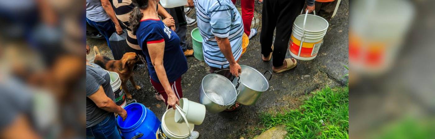 EPM recomienda recoger agua antes del inicio de la suspensión del servicio. FOTO: CAMILO SUÁREZ