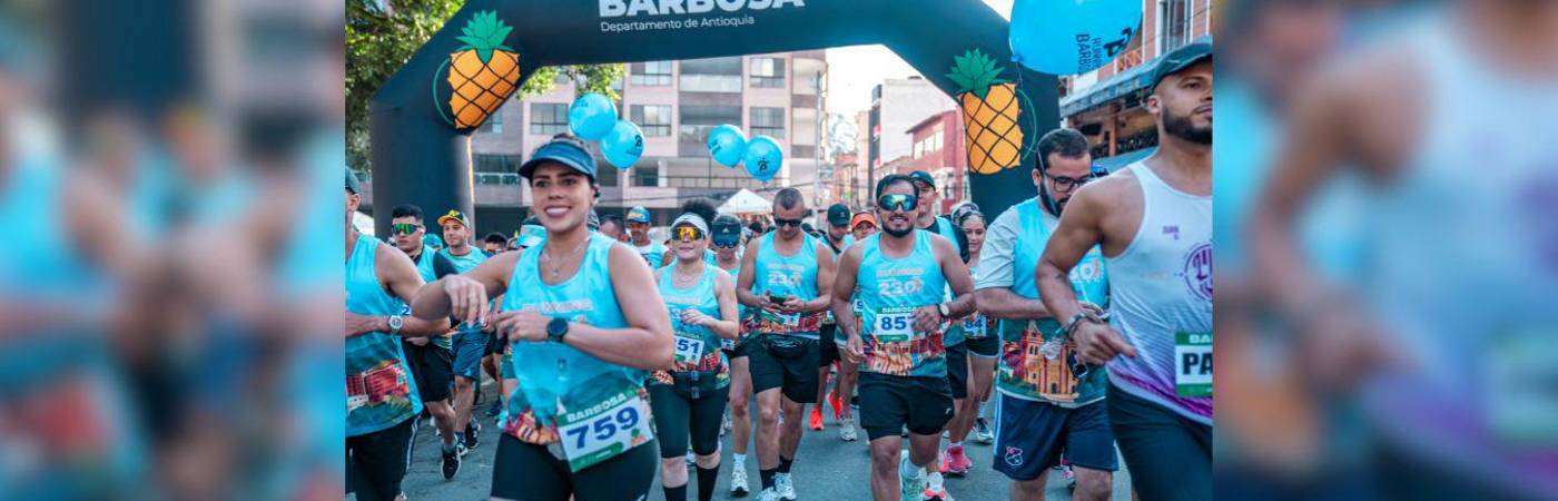 Una gran acogida tuvo la nueva edición de esta tradicional carrera en el norte del Área metropolitana desde su lanzamiento. / FOTO: CORTESÍA ALCALDÍA DE BARBOSA