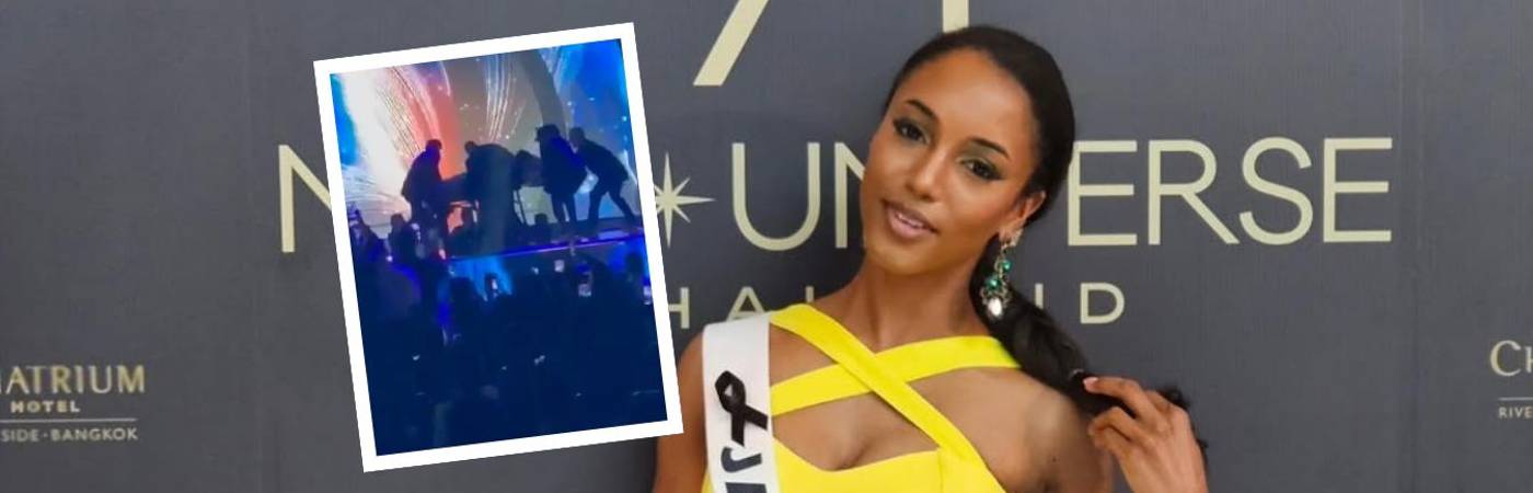 Gabrielle Henry, miss Jamaica. FOTOS: CAPTURA DE VIDEO E INSTAGRAM @officialgabriellehenry