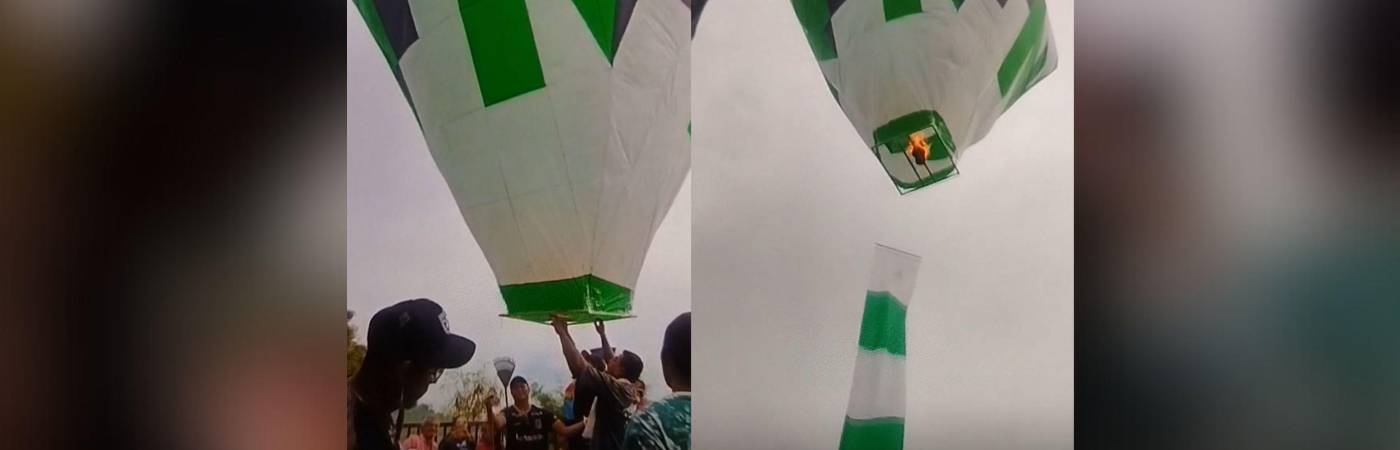 Festival de globos San Javier. FOTO: CORTESÍA DENUNCIAS ANTIOQUIA