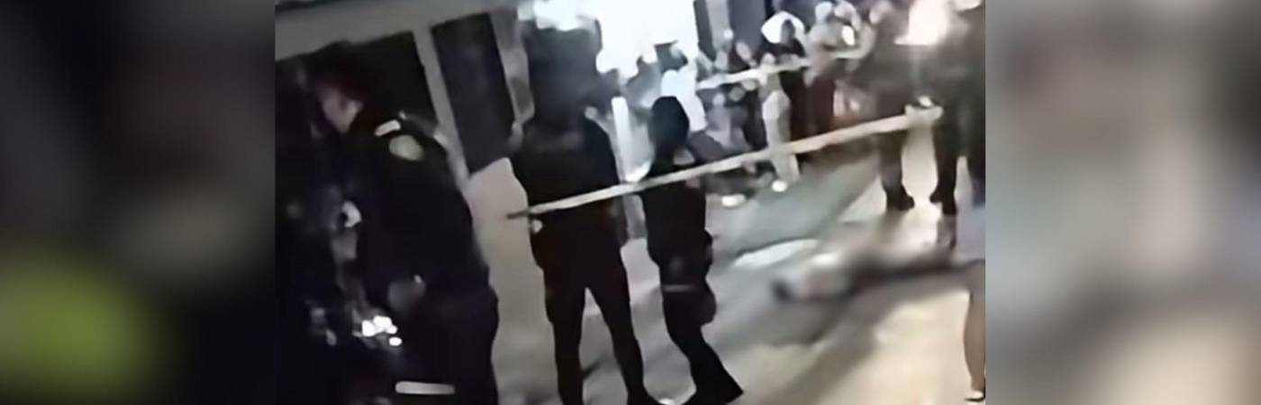 El caso ocurrido en Manrique quedó registrado en video. FOTO: PRENSA PAISA