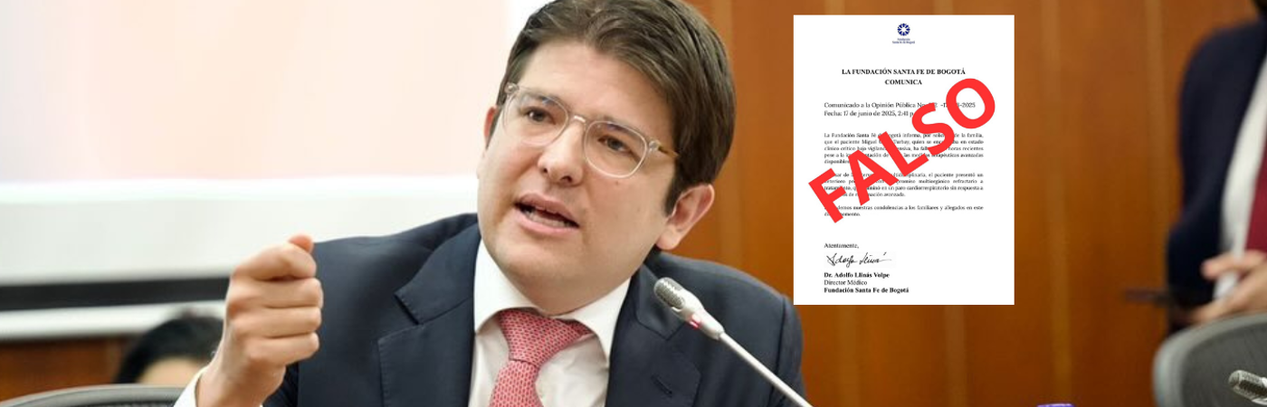 El senador Miguel Uribe ajusta 10 días internado en una clínica de Bogotá. /FOTO: TOMADA DE INSTAGRAM Y X