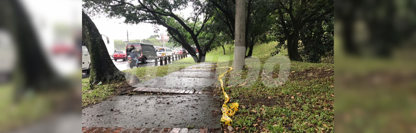 Alrededores del parque Juanes de la Paz, lugar de los hechos. /FOTO: LAURA ROSA JIMÉNEZ VALENCIA