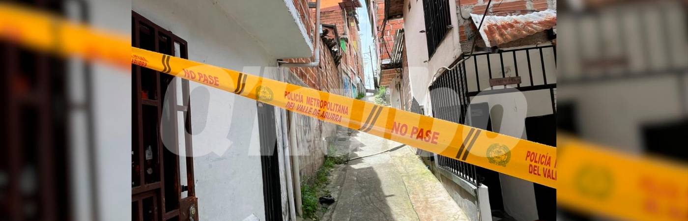 En este sector fue hallado herido Carlos Andrés Saldarriaga Salinas. /FOTO: ANDRÉS FELIPE OSORIO GARCÍA