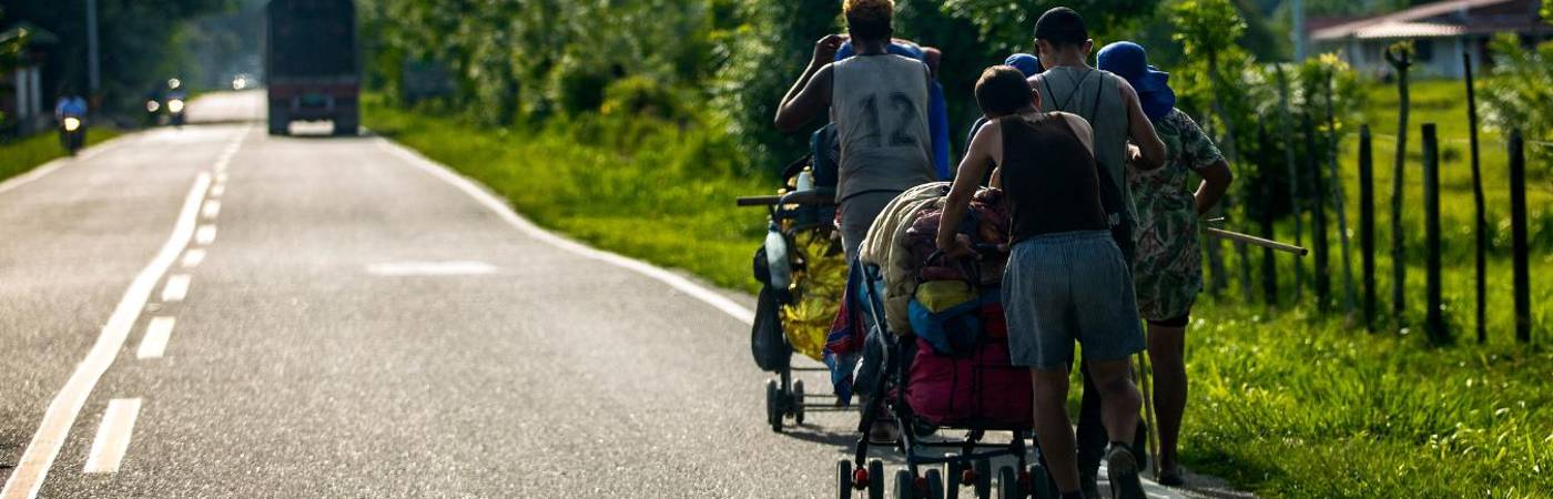 Muchos migrantes viajan de Ecuador al Urabá antioqueño como parte de la ruta migratoria irregular a Estados Unidos. FOTO: ARCHIVO - CAMILO SUÁREZ