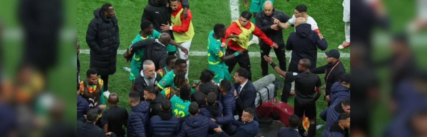 Final de la Copa Africana entre Senegal y Marruecos. FOTO: LAPRESSE 
