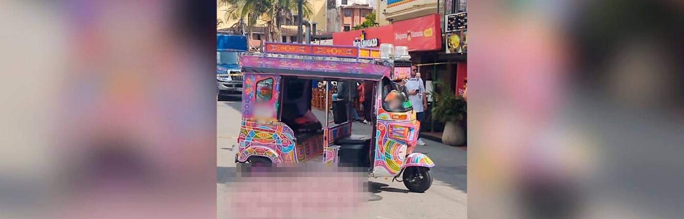 Minutos después del accidente. FOTO: TOMADA DE MIORIENTE