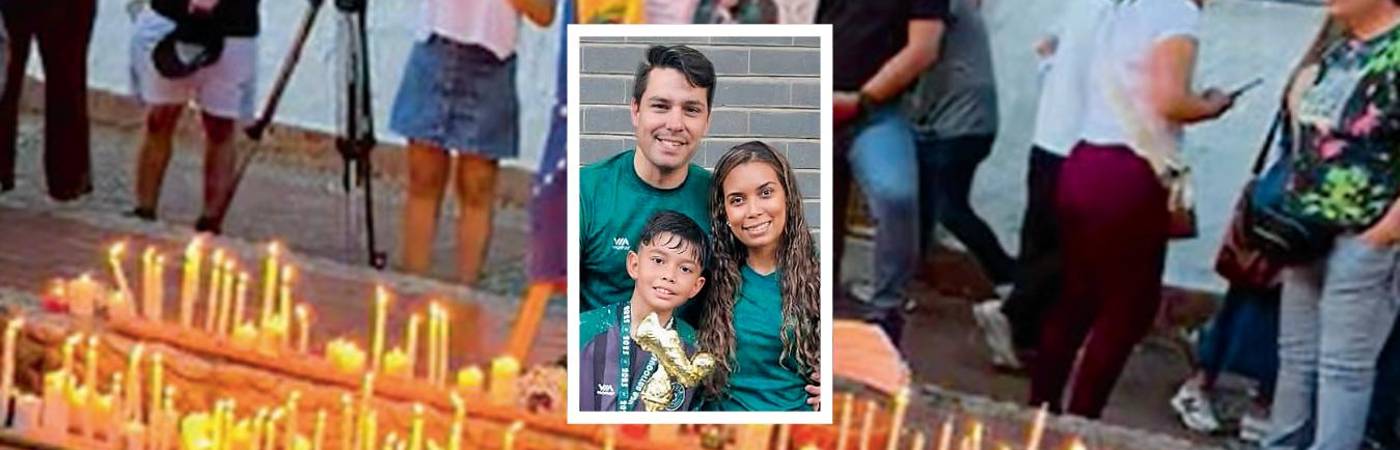 José Alejandro Ruiz y Oriana Sivira son entrenadores deportivos, pero trabajaban como manicurista y en una empresa de alimentos, respectivamente. Su hijo José Andrés era aficionado al fútbol y el atletismo. FOTOS: CORTESÍA
