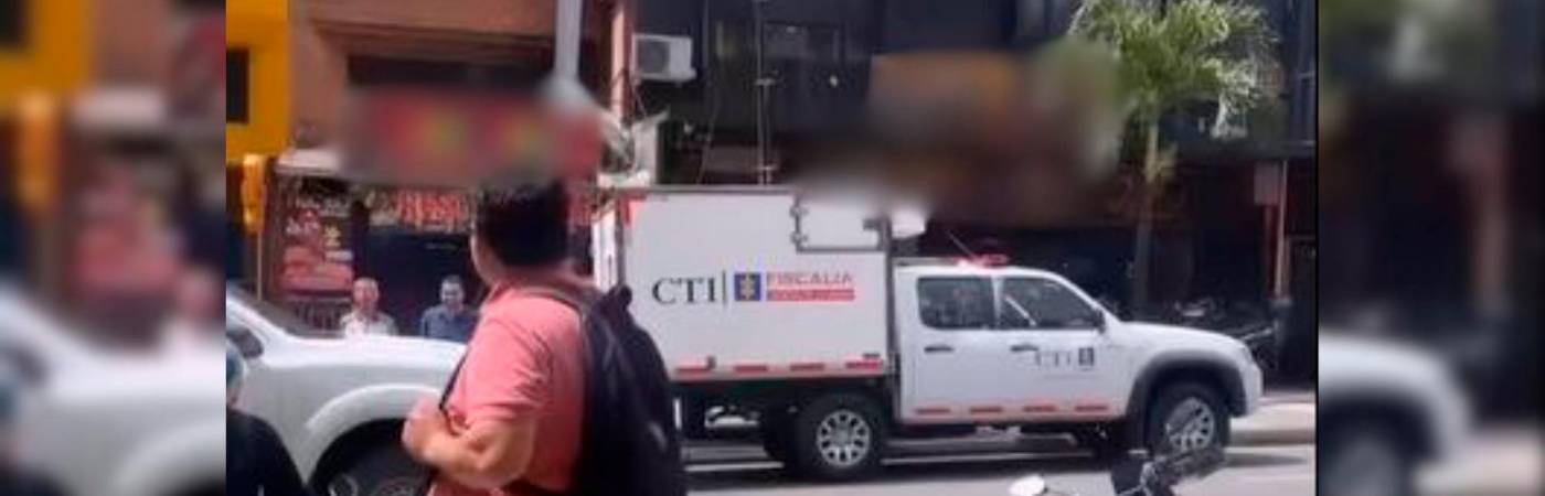 Agentes del CTI de la Fiscalía se encargaron de las labores judiciales. /FOTO: CAPTURA DE VIDEO