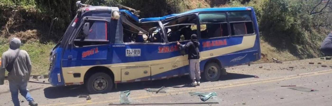 Videos compartidos en redes sociales fueron muestra de la magnitud del atentado. FOTO: FACEBOOK ASOTRANS