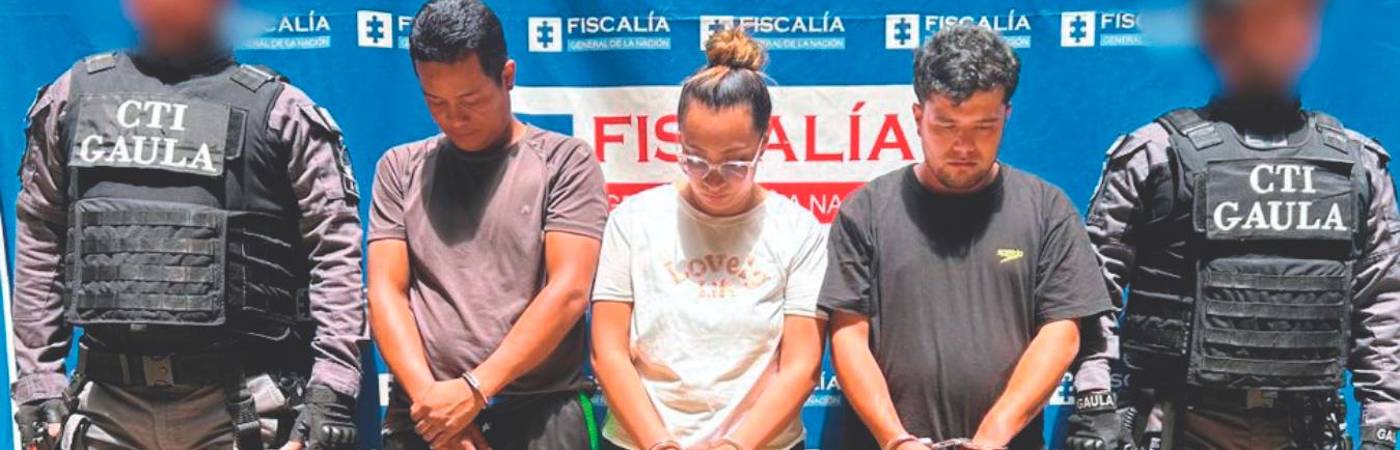 Estos son los capturados. /FOTO: CORTESÍA FISCALÍA GENERAL