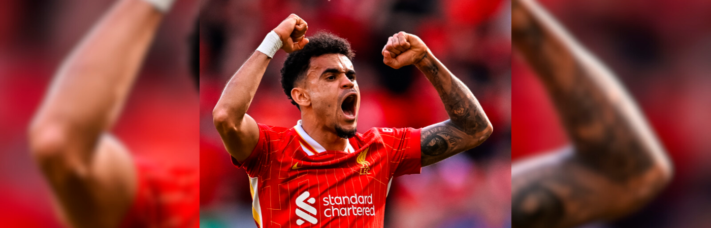 Luis Díaz jugador de Liverpool y la Selección Colombia. /FOTO: X @LFC