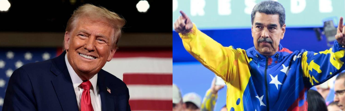 Donald Trump (Izq) y Nicolás Maduro (Der). / FOTOS: GETTY 