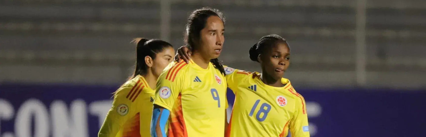Mayra Ramírez (izq.) y Linda Caicedo. / FOTO: CONMEBOL