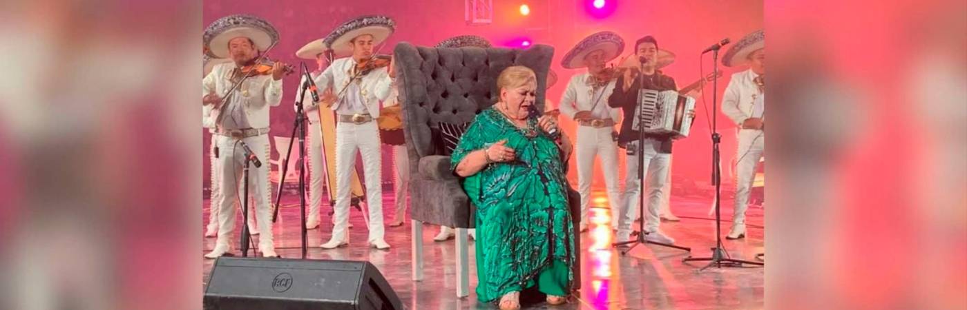 Paquita la del Barrio durante uno de sus conciertos. /FOTOS: INSTAGRAM @paquitaoficialb